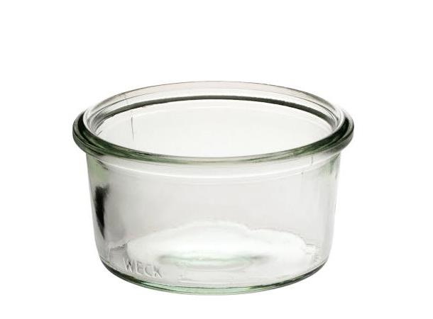 Glasskrukke WECK Ø:80mm, 16,5cl Leveres uten lokk